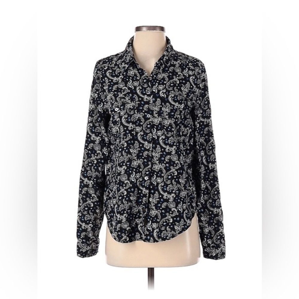 Paige paisley print western style blouse